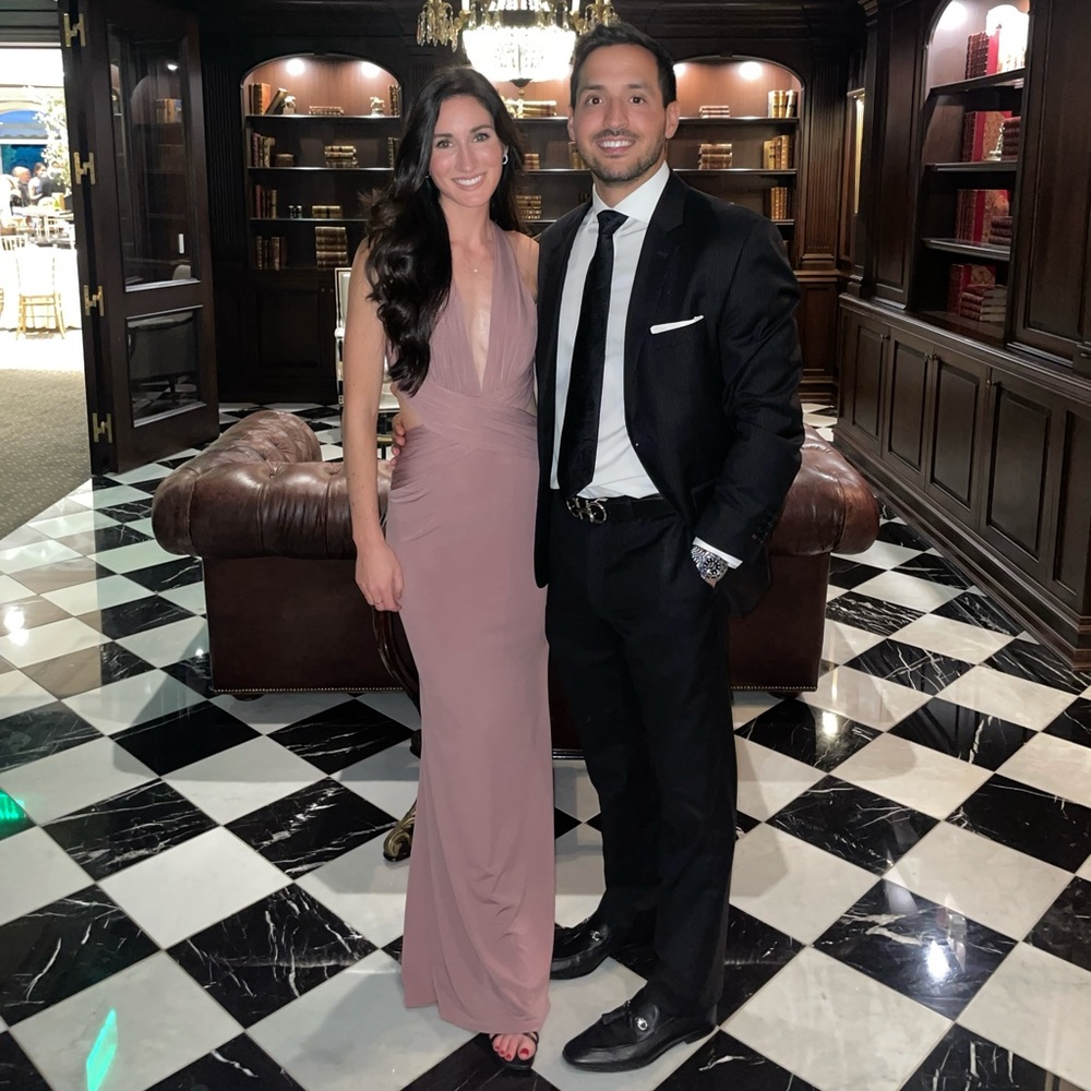Katie May x Revolve backless stunning gown